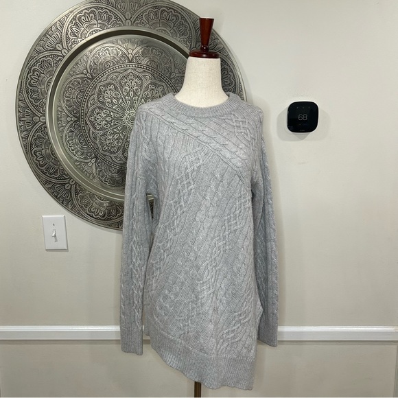 Autumn Cashmere Grey Knit Sweater Size : Medium - Picture 1 of 9